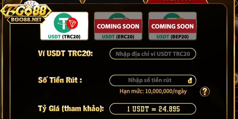 Rút tiền Go88 qua thẻ cào